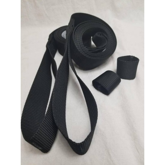 Aerial Straps, TRAINING Nylon, Black