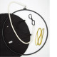 Aerial Ring / Lyra / Custom Size/ Single Point / Solid / Rigging/ Transport Bag (KIT)