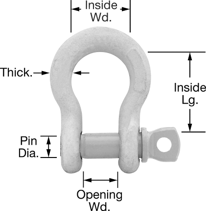 Shackle | G209 | 5/8'' | Crosby