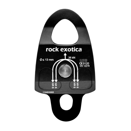 Pulley P22 D-B - Machined Rescue | Double | Rock Exotica