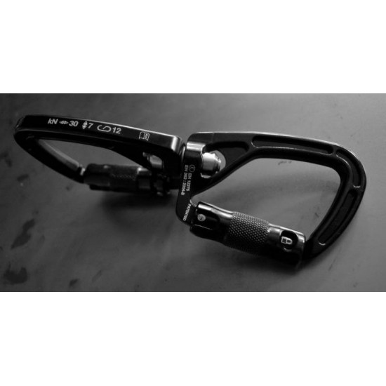 Carabiner | Auto-Lock | SwivaBiner | C81-A | Black | Rock Exotica