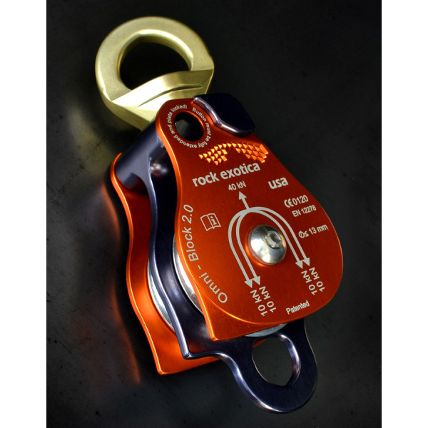 Rock Exotica Machined Rescue Double Pulley 2.0